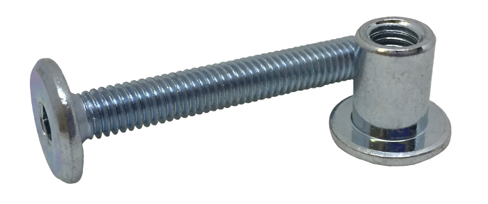 Joint Connector Bolts And 12mm Cap Nuts Zinc Plated