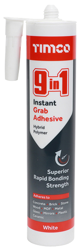 Timco 9 in 1 Instant Grab Adhesive