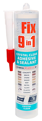 Timco 9 in 1 Crystal Clear Adhesive & Sealant