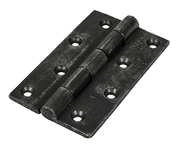 102mm x 60mm Cast Iron Butt Hinge - Self Colour - Pack of 2