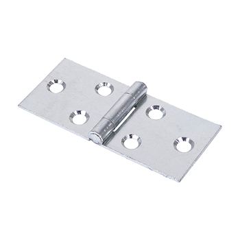 38mm x 87mm Backflap Hinge Zinc Plated - Pack of 2