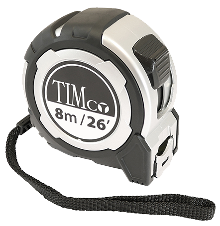 TIMCO 8 Metre - 24 Foot Tape Measure