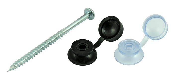 Corrugated Sheet Fixing Screws with Hinged Cap & Washer