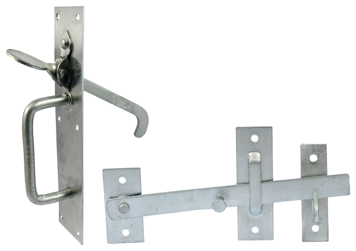 Suffolk Gate Latch (Short Thumb) Hot Dipped Galvanised 71/2